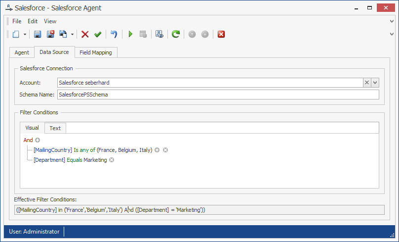 Salesforce Agent Configuration