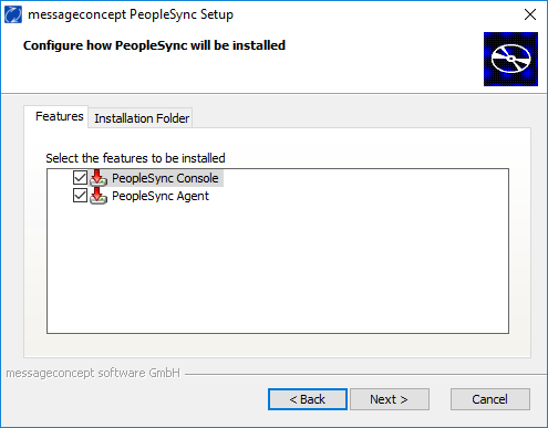 PeopleSync Backend component selection