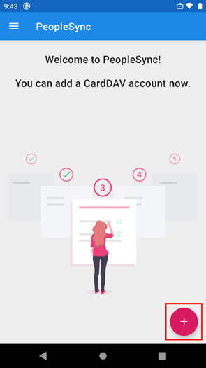 PeopleSync managed-credentials account setup
