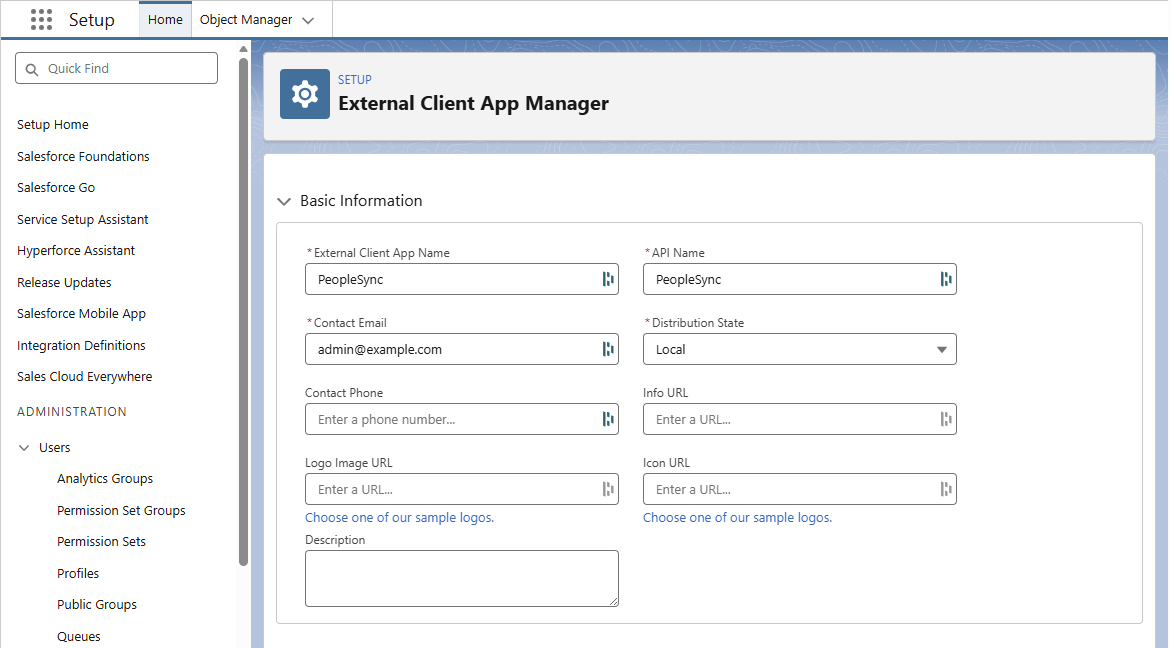 Salesforce OAuth consumer key and secret
