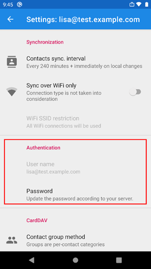 PeopleSync account with managed base URL and username