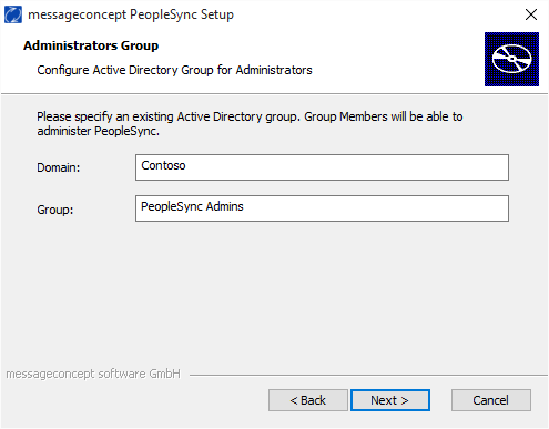 Backend installer Console access security group