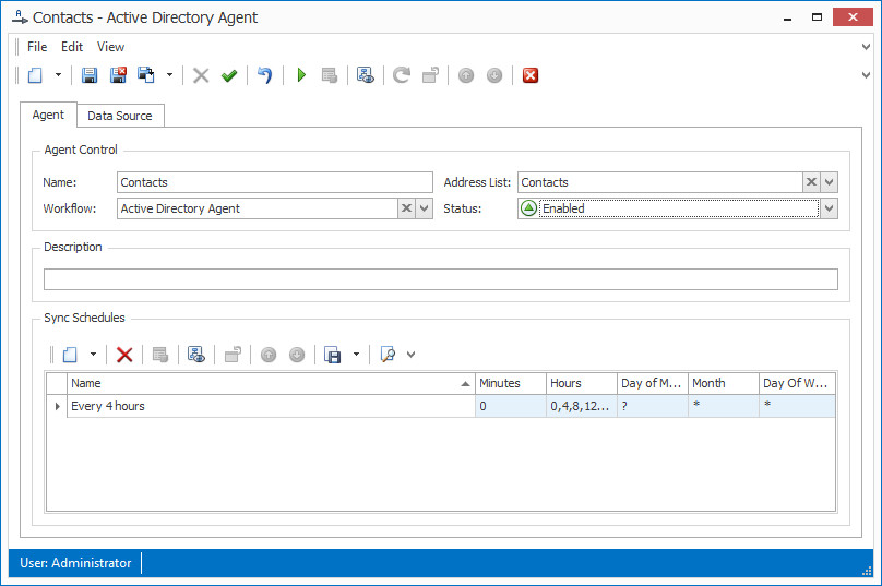 Configured Active Directory Agent