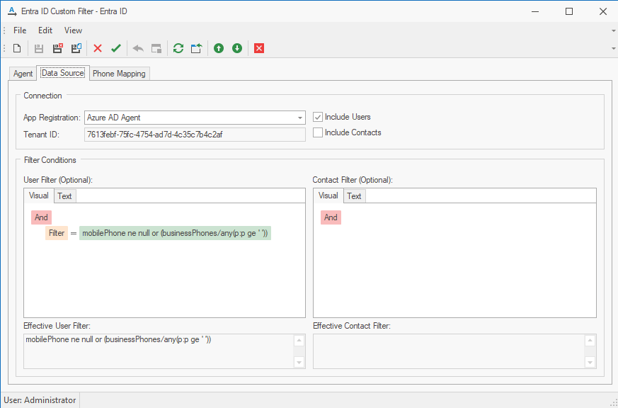 Entra ID Agent Configuration